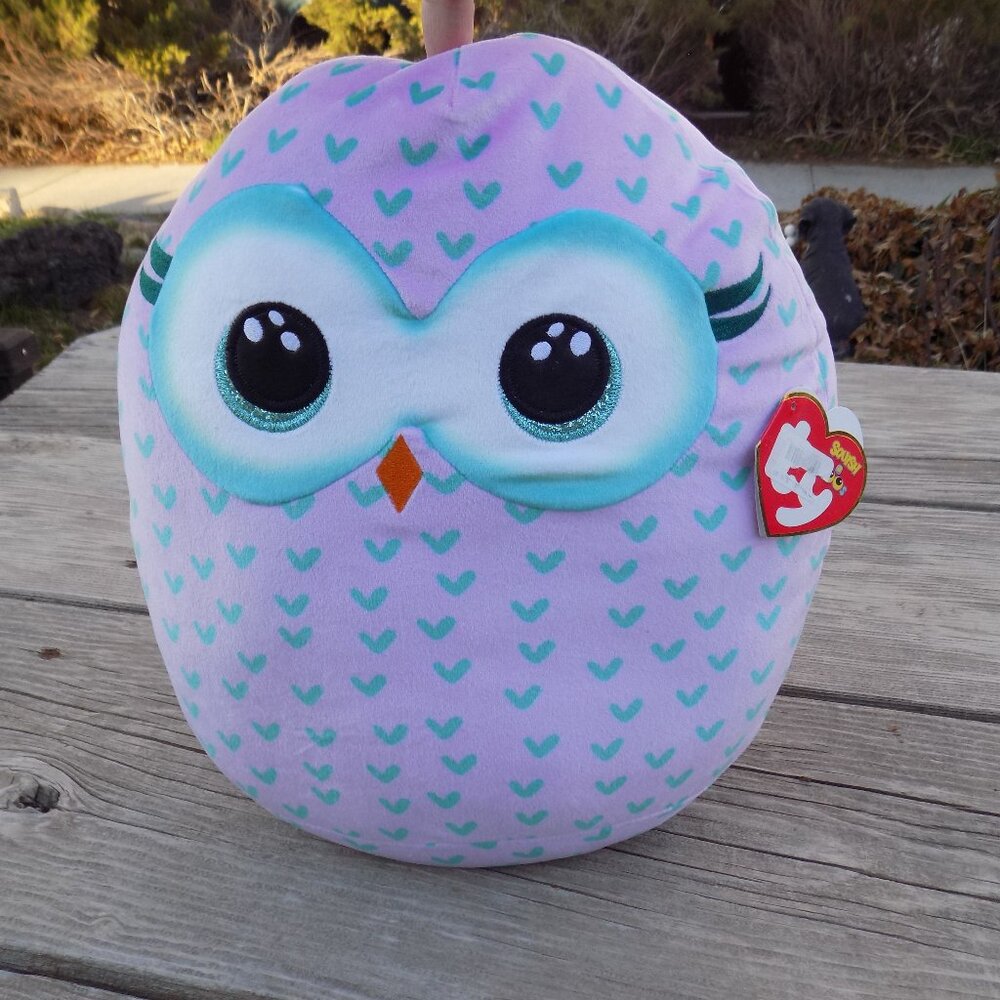TY SQUISH A BOO COLLECTION WINKS  OWL *